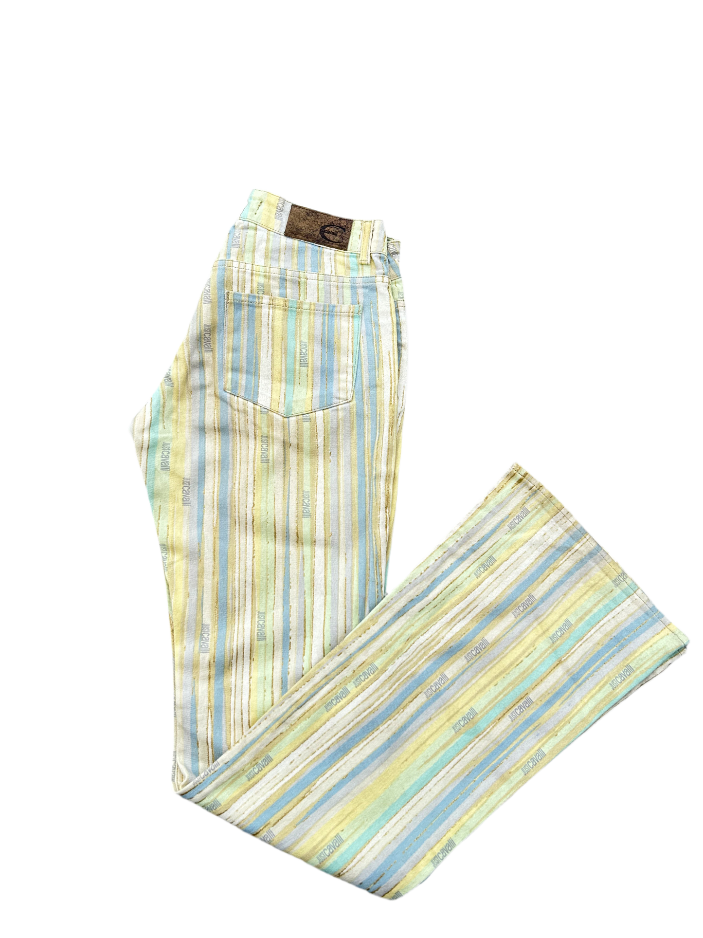 JUST CAVALLI STRIPPED JEANS