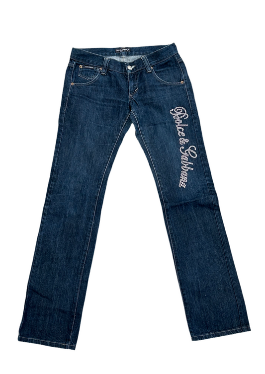DOLCE & GABBANA STRASS JEANS