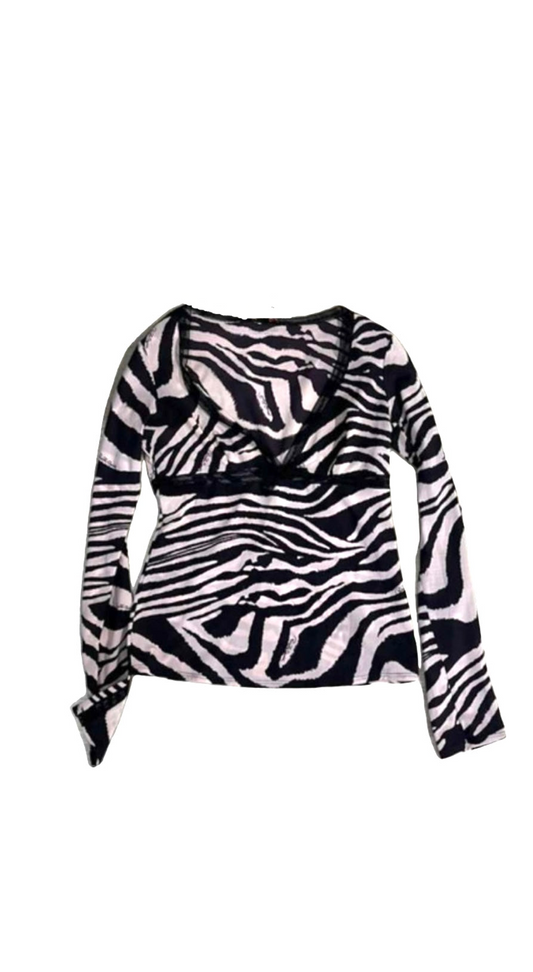 ROBERTO CAVVALI ZEBRA TOP