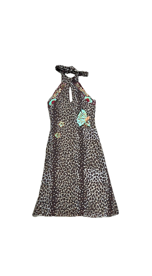 NON SIGNÉ LEOPARD SEXY DRESS